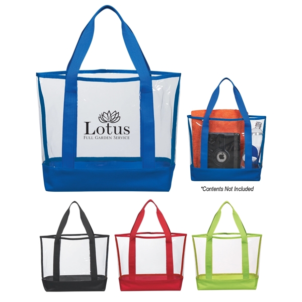 Clear Casual Tote Bag - Image 1