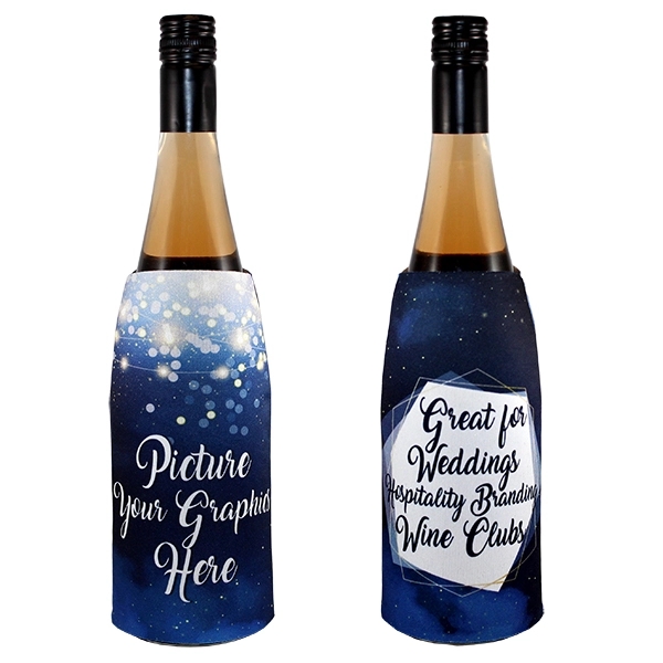 Sublimated Slim Wine Bottle Wrap
