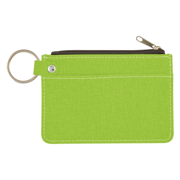 Heathered Card Wallet With Key Ring - Image 15