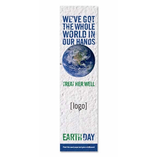 Earth Day Seed Paper Bookmark - Image 2