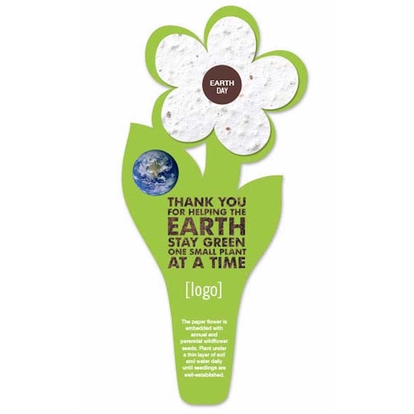 Earth Day Seed Paper Flower Bookmark - Image 15