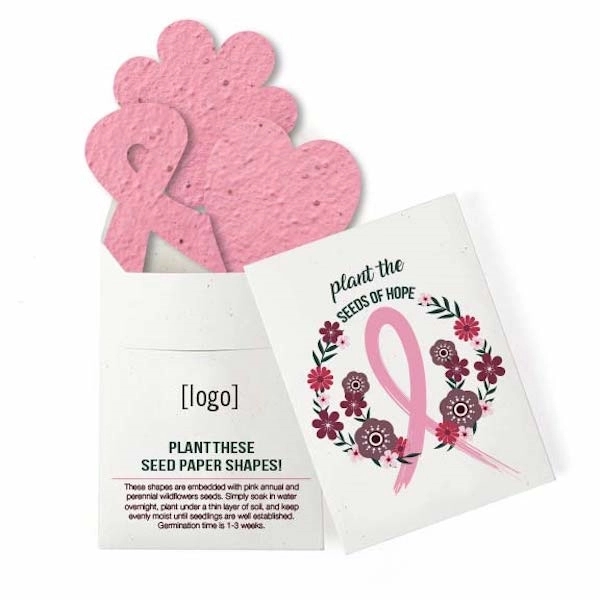 Breast Cancer Awareness Wildflower Pocket Garden - Image 1