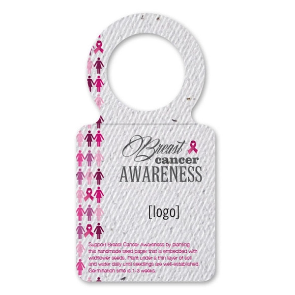 Breast Cancer Awareness Seed Paper Bottle Necker - Image 2