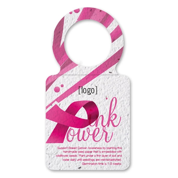 Breast Cancer Awareness Seed Paper Bottle Necker - Image 3