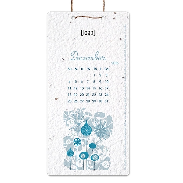 Seeded Paper Desk Calendar - Image 1