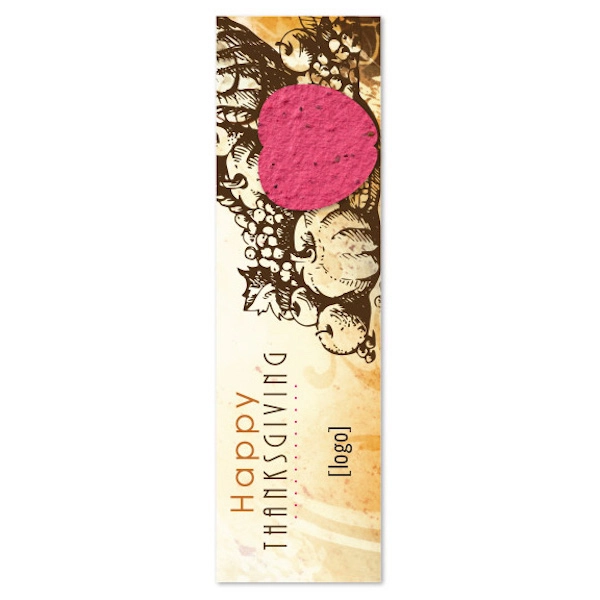 Thanksgiving Seed Paper Shape Bookmark - Image 1