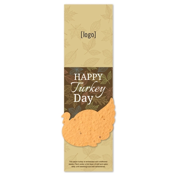 Thanksgiving Seed Paper Shape Bookmark - Image 2