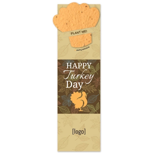 Thanksgiving Seed Paper Shape Bookmark - Image 3