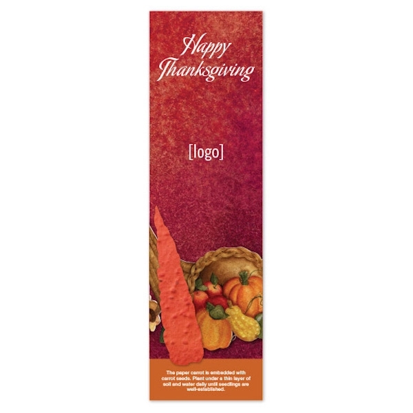 Thanksgiving Seed Paper Shape Bookmark - Image 4
