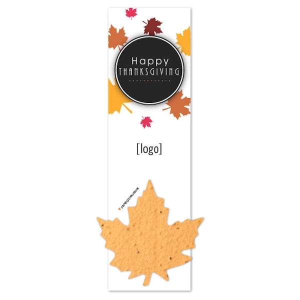 Thanksgiving Seed Paper Shape Bookmark - Image 7