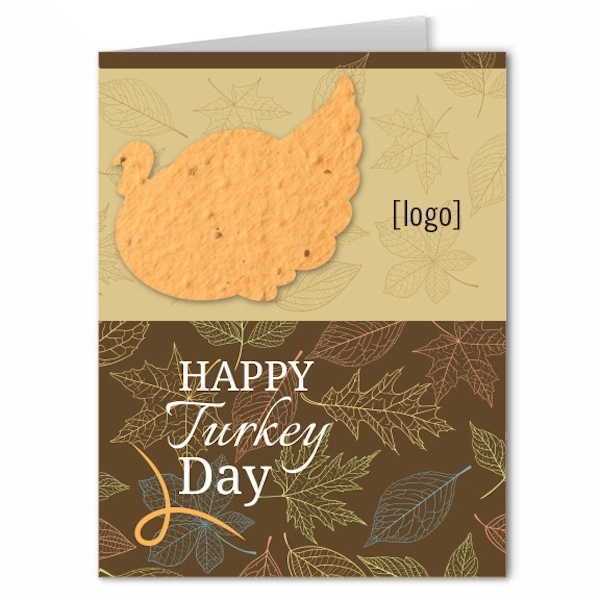 Thanksgiving Seed Paper Shape Greeting Card - Image 8