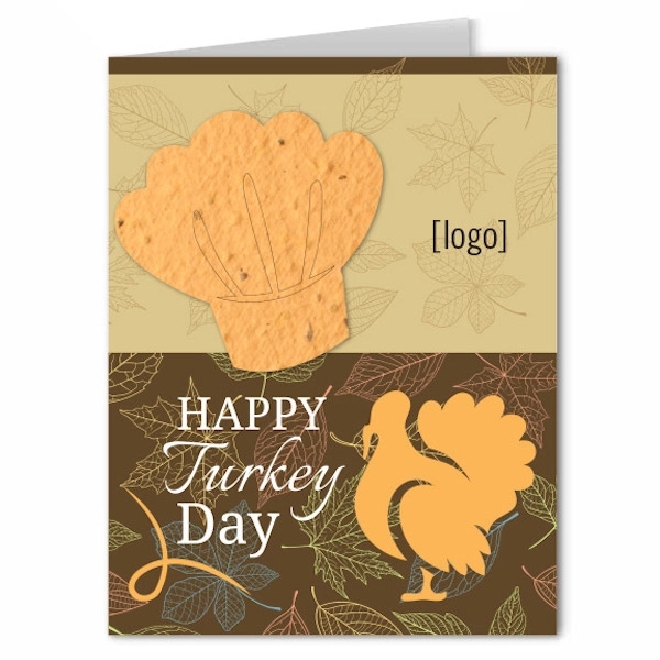 Thanksgiving Seed Paper Shape Greeting Card - Image 9
