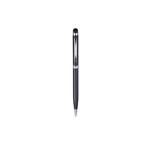 Slim Metal Pen with Stylus - Image 3