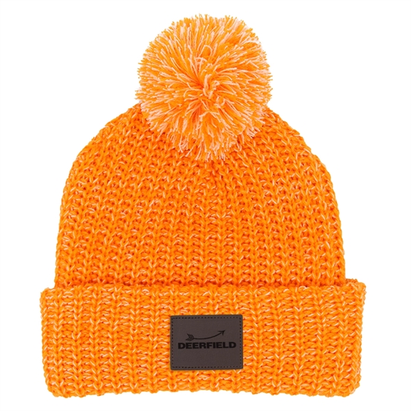 Grace Collection Pom Beanie With Cuff - Image 41