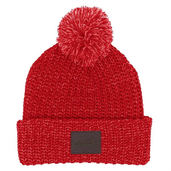 Grace Collection Pom Beanie With Cuff - Image 50