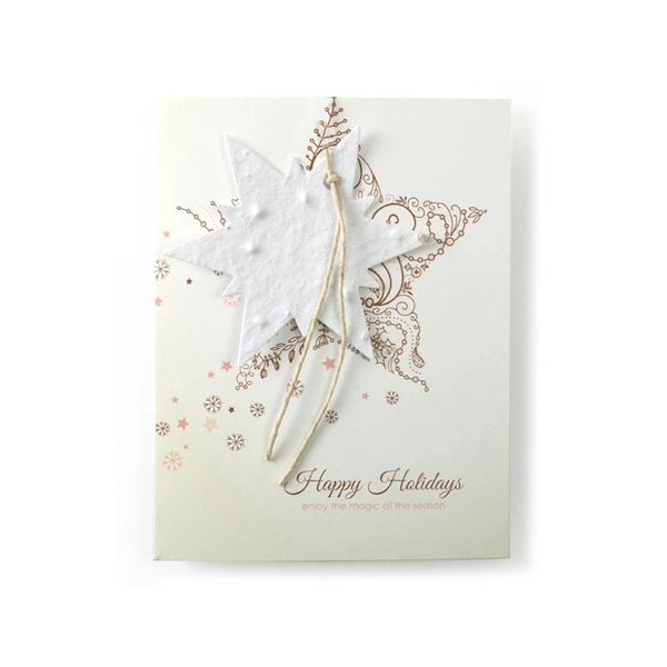 Seed Paper Shape Holiday Card - Image 1