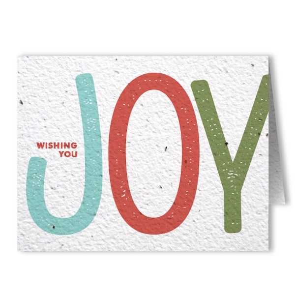 Holiday Seed Paper Greeting Card - Image 3