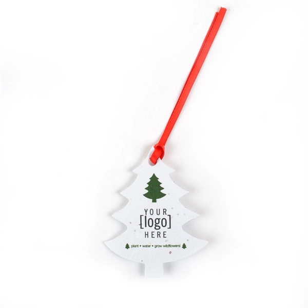 Holiday Seed Paper Ornament - Image 1