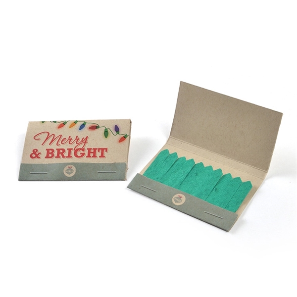 Holiday Seed Paper Matchbook - Image 2