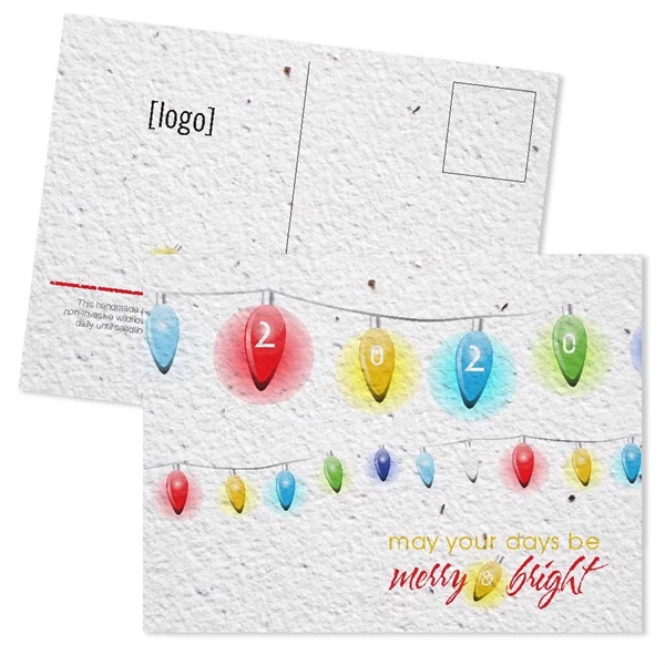 Holiday Seed Paper Mailable Postcard - Image 3