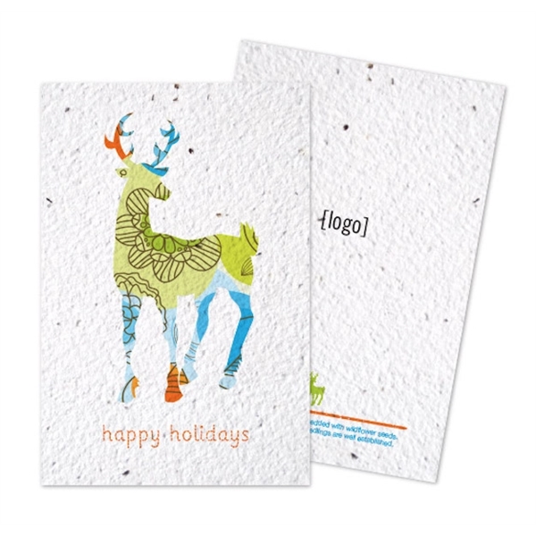 Holiday Seed Paper Postcard - Image 1