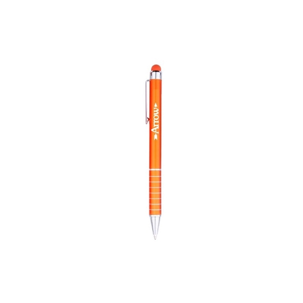 Aluminum Ballpoint Pen with Stylus - Image 3