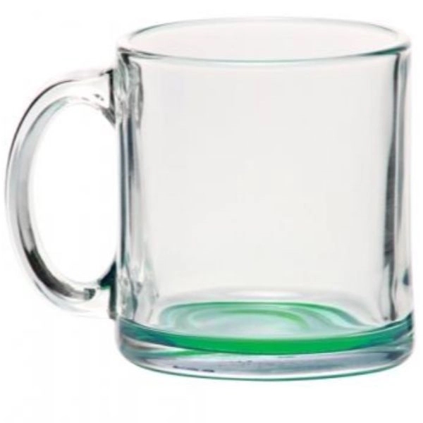 13 oz. Clear Glass Coffee Mugs w/ Custom Imprint Tea Cups - Image 2