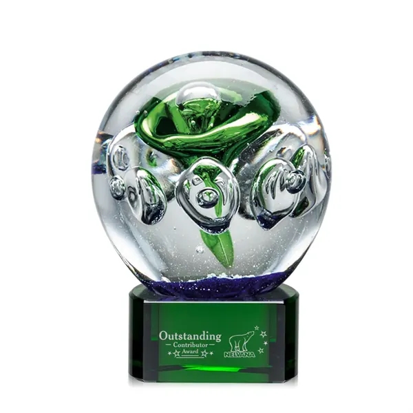 Aquarius Award on Green Base - Image 2