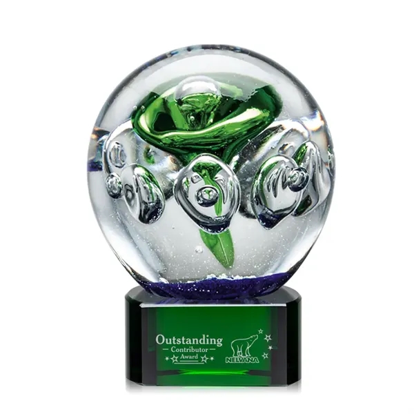 Aquarius Award on Green Base - Image 3