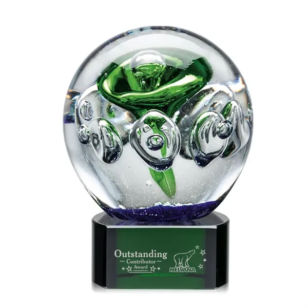 Aquarius Award on Green Base - Image 4