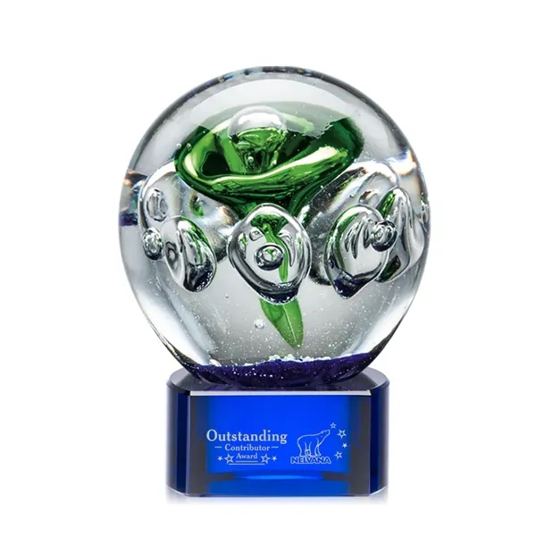 Aquarius Award on Blue Base - Image 2