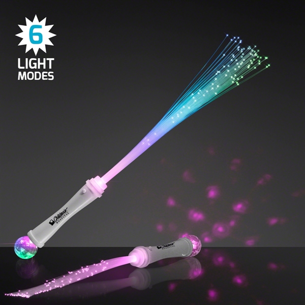 Light Up Wands with Fiber Optics and Crystal Ball - Image 1