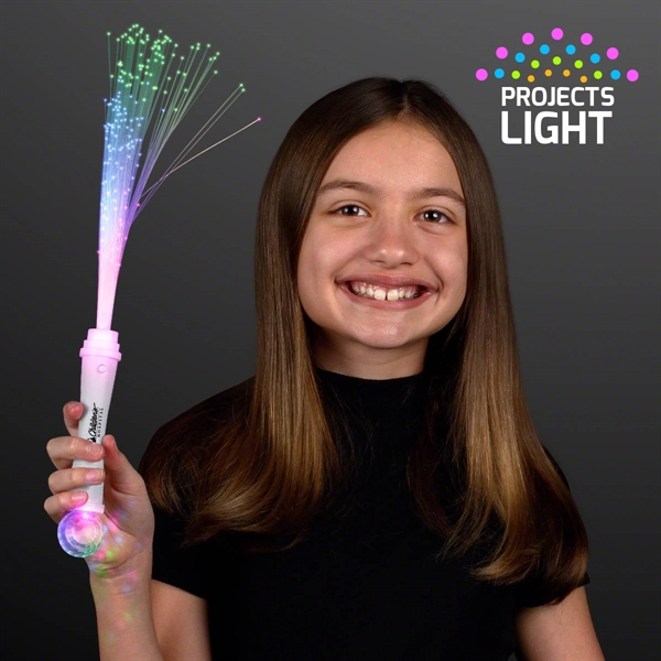 Light Up Wands with Fiber Optics and Crystal Ball - Image 2