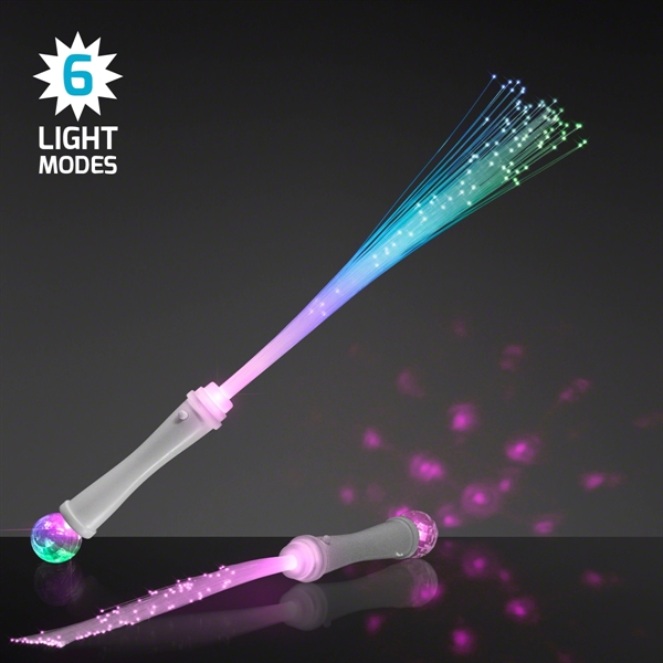 Light Up Wands with Fiber Optics and Crystal Ball - Image 3