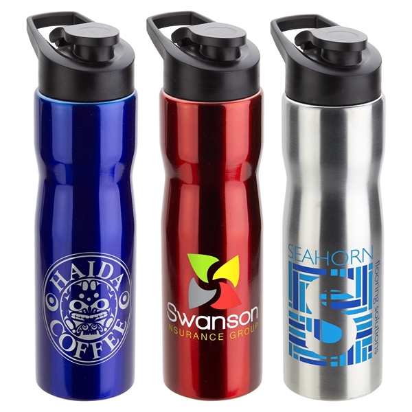 Crescent 25 oz Stainless Steel Bottle - Image 1