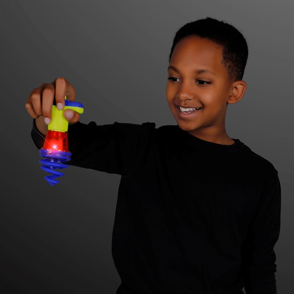 Light UP Bounce And Spin Top Toy - Image 2
