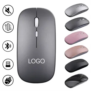 USB Rechargeable Silent Computer Ultra Thin Mouse     