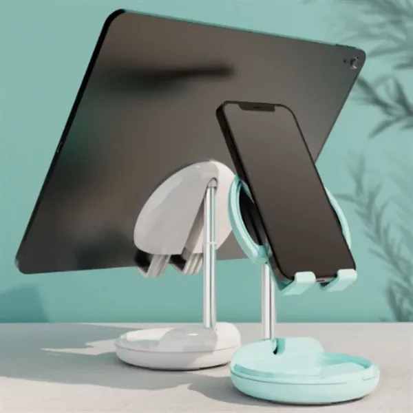 Folding Smartphone and Tablet Stand With A Small Mirror     - Image 2