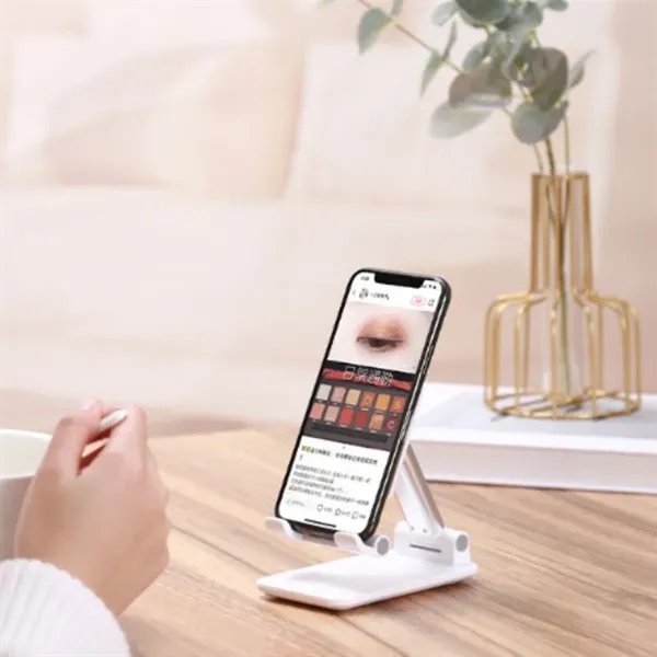 Foldable Phone Holder and Tablet Stand With Mirror      - Image 3