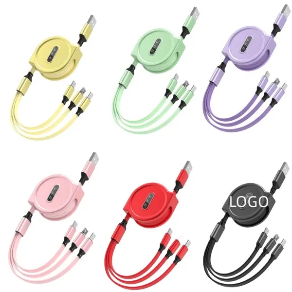 3-in1 Cell Phone Charging Cable Data Line     - Image 1