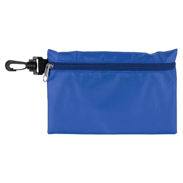 Milos Large Zipper Storage Pouch with Plastic Hook - Image 20
