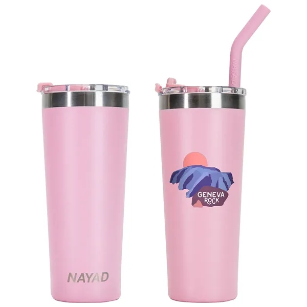 Nayad Trouper 22oz Stainless Double Wall Tumbler with Straw - Image 7