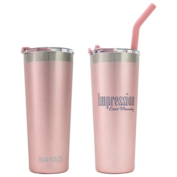 Nayad Trouper 22oz Stainless Double Wall Tumbler with Straw - Image 9