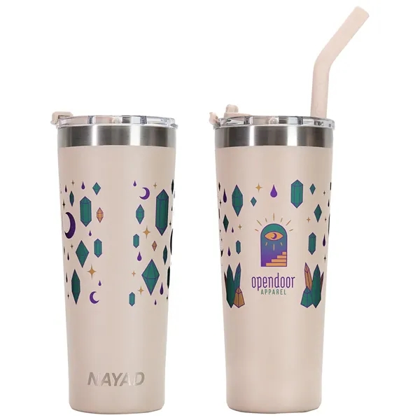 Nayad Trouper 22oz Stainless Double Wall Tumbler with Straw - Image 10
