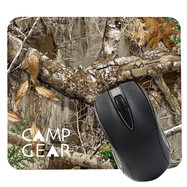 Realtree Dye Sublimated Computer Mouse Pad - Image 1