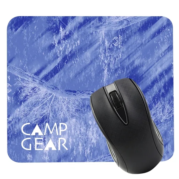 Realtree Dye Sublimated Computer Mouse Pad - Image 3