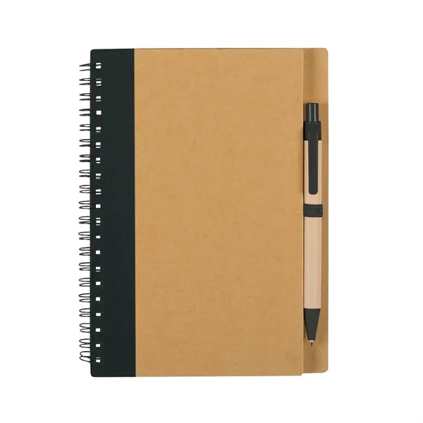 Eco-Inspired Spiral Notebook & Pen - Image 13