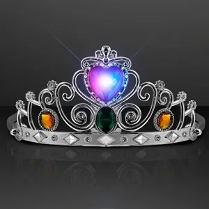 Blinking Heart Princess Crown Tiara