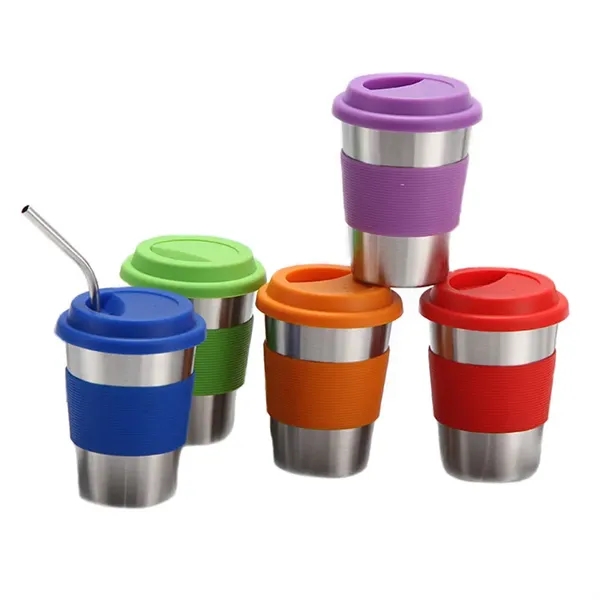 11.8 oz stainless steel drinking cups     - Image 1