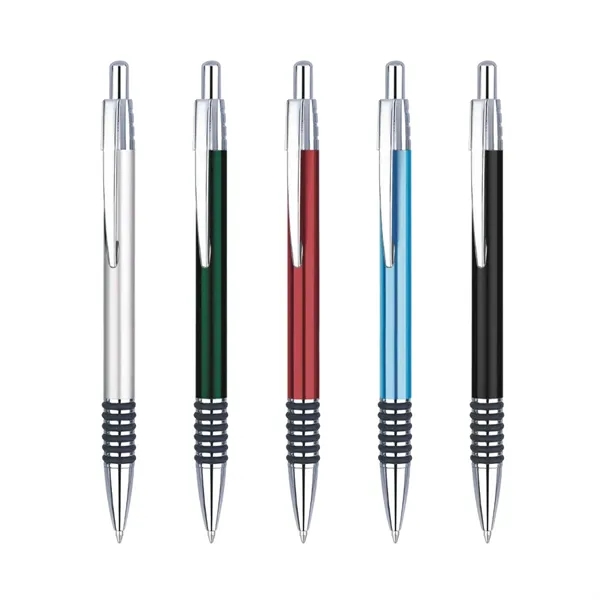 Comfort Grip Aluminum Ballpoint Pen - Image 1